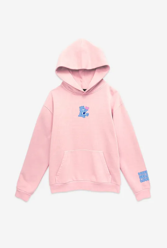 Grumpy Bear Hoodie - Pink sold by Peace-Collective
