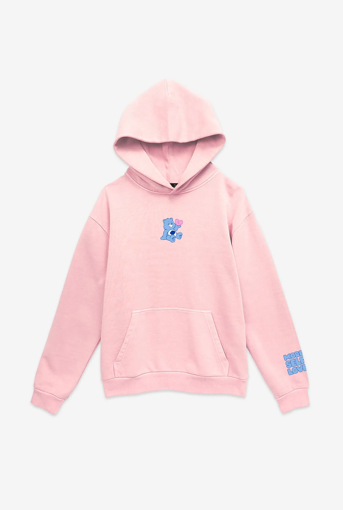 Grumpy Bear Hoodie - Pink sold by Peace-Collective