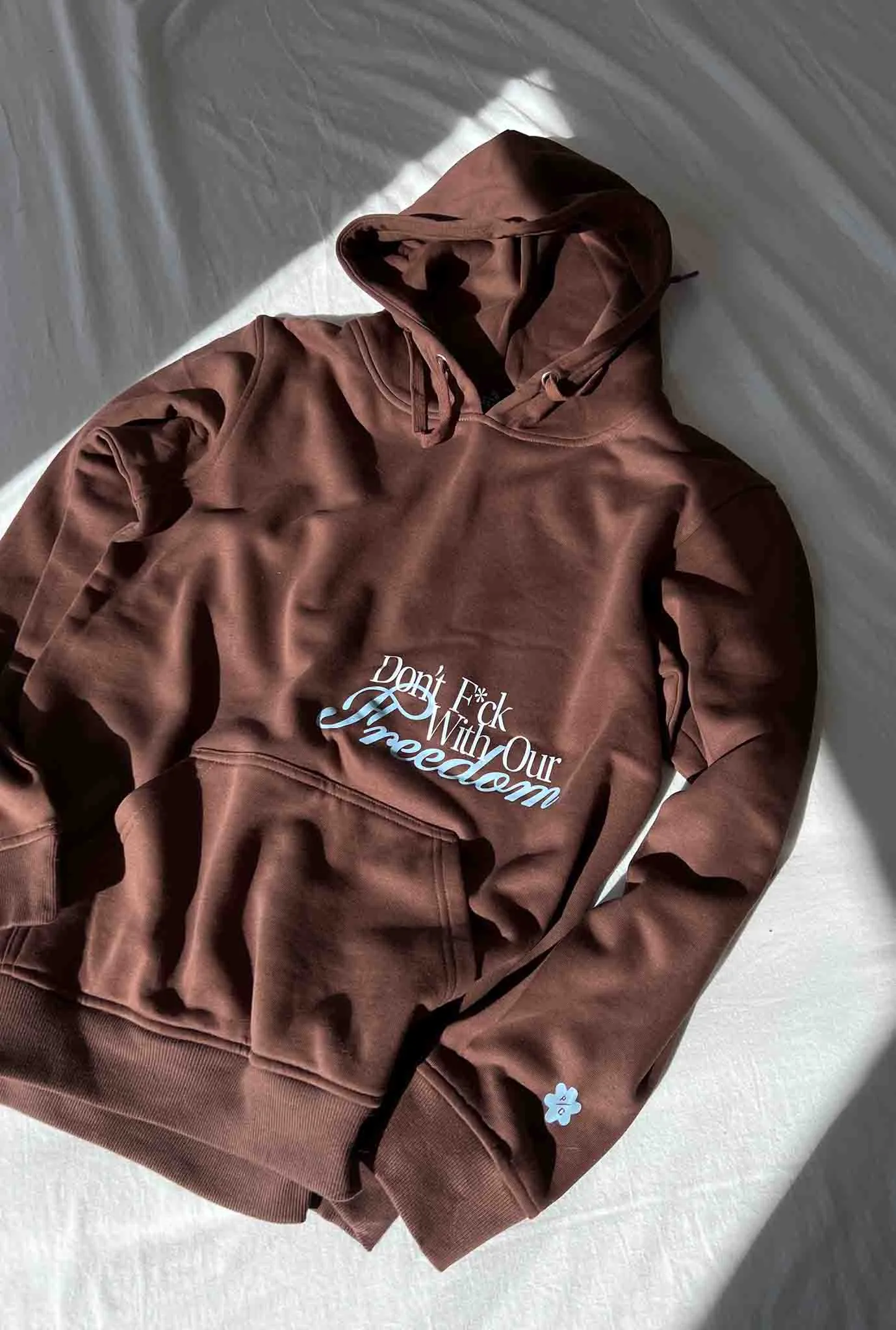 Don't F*ck With Our Freedom Hoodie - Espresso sold by Peace-Collective product image thumbnail 3