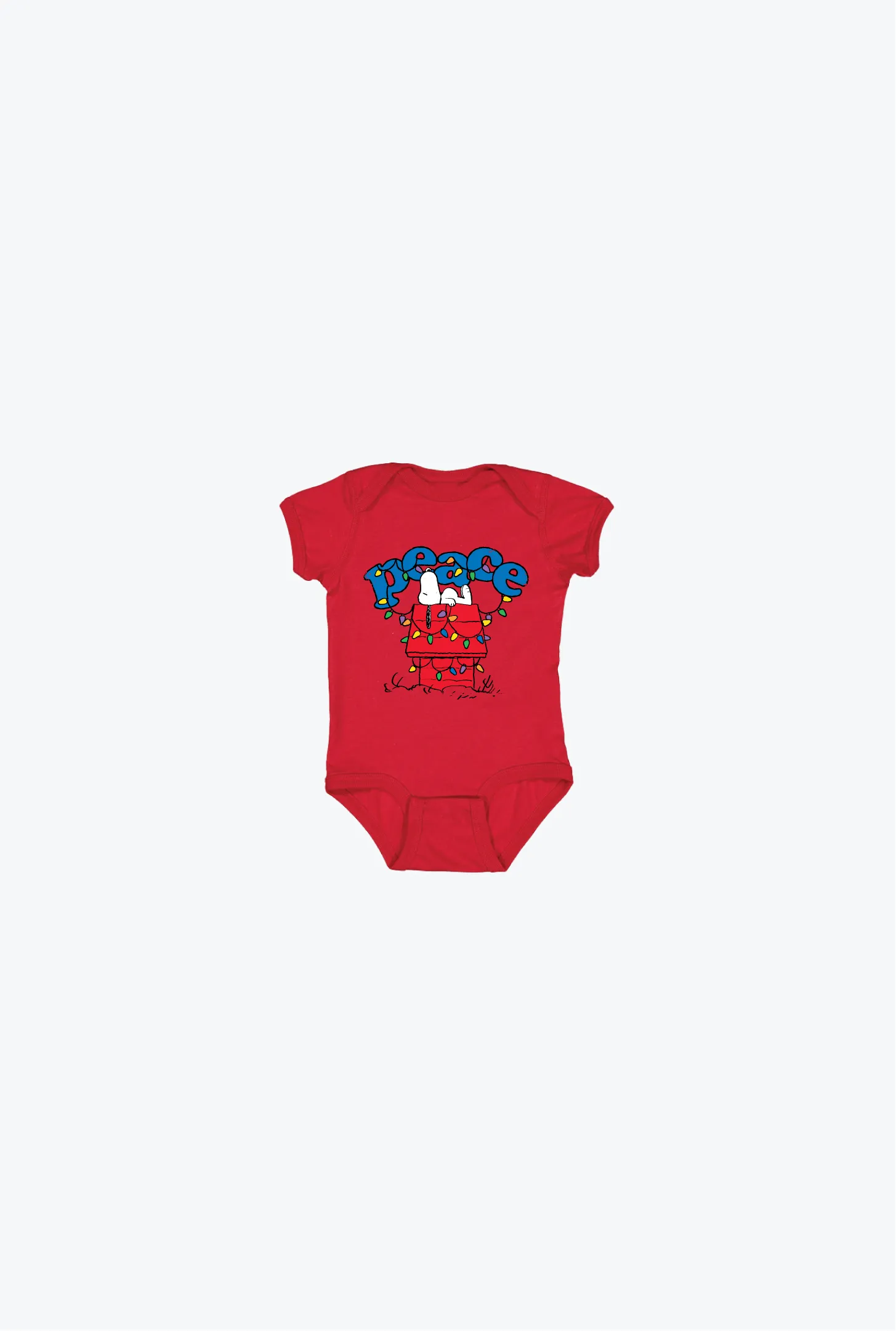 P/C x Peanuts Snoopy Peace Onesie - Red sold by Peace-Collective