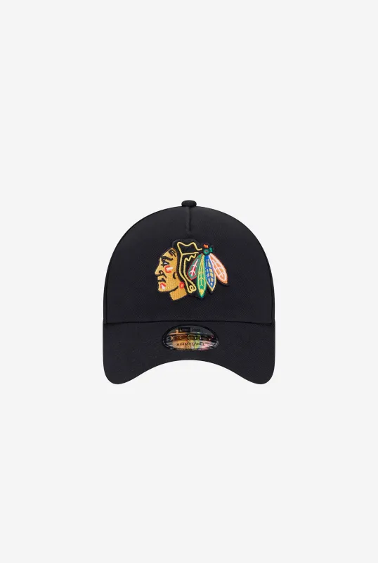Chicago Blackhawks 9FORTY Adjustable Cap - Black sold by Peace-Collective