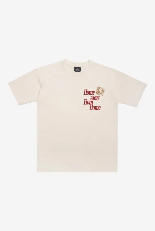 Home Away From Home Heavyweight T-Shirt - Ivory sold by Peace-Collective