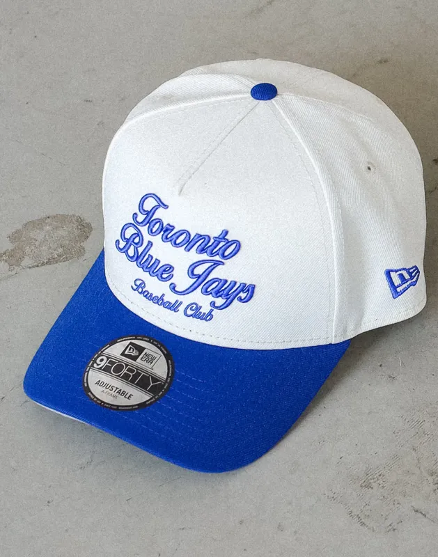Toronto Blue Jays Script 9FORTY Adjustable Cap - Chrome sold by Peace-Collective