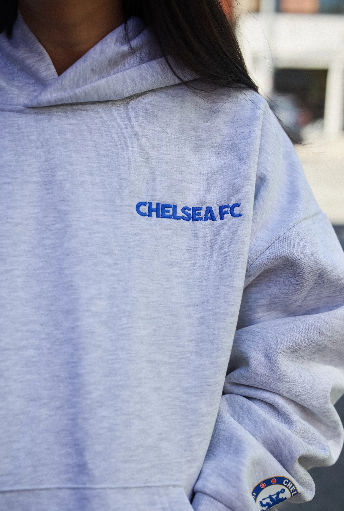 Chelsea FC SuperHeavy™️ Hoodie - Ash sold by Peace-Collective product image thumbnail 2