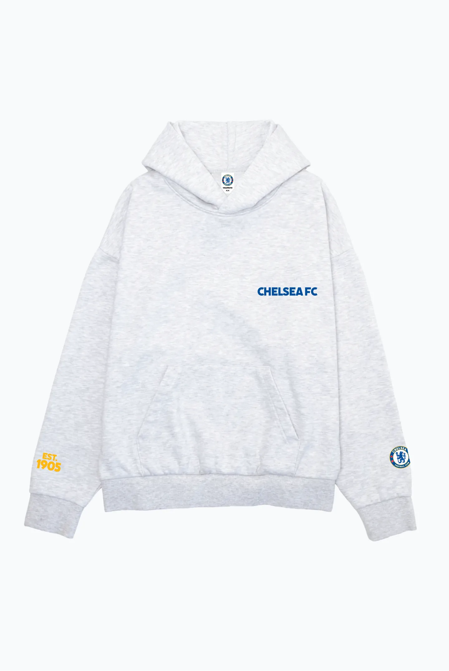 Chelsea FC SuperHeavy™️ Hoodie - Ash sold by Peace-Collective