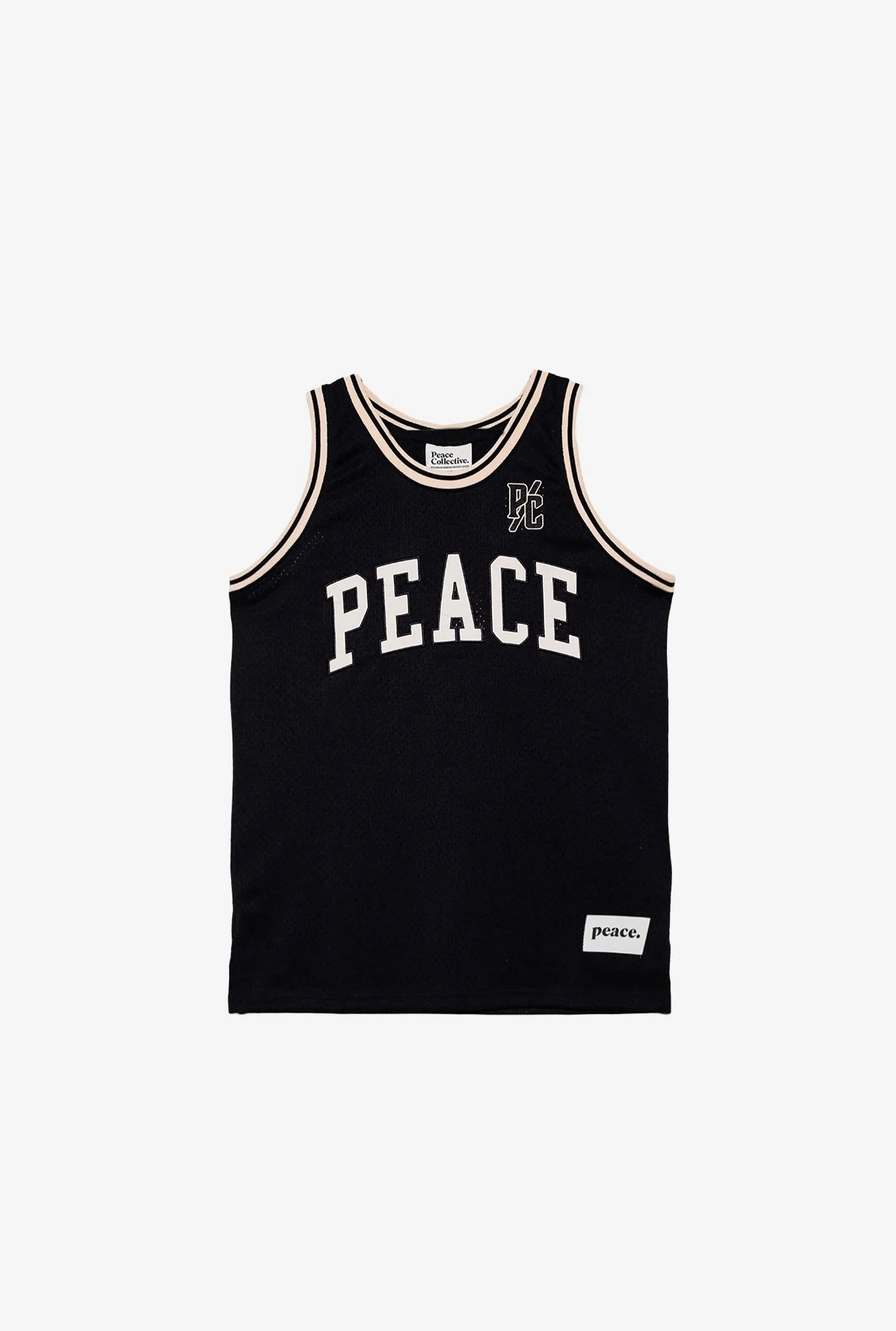 Peace Basketball Jersey - Black sold by Peace-Collective