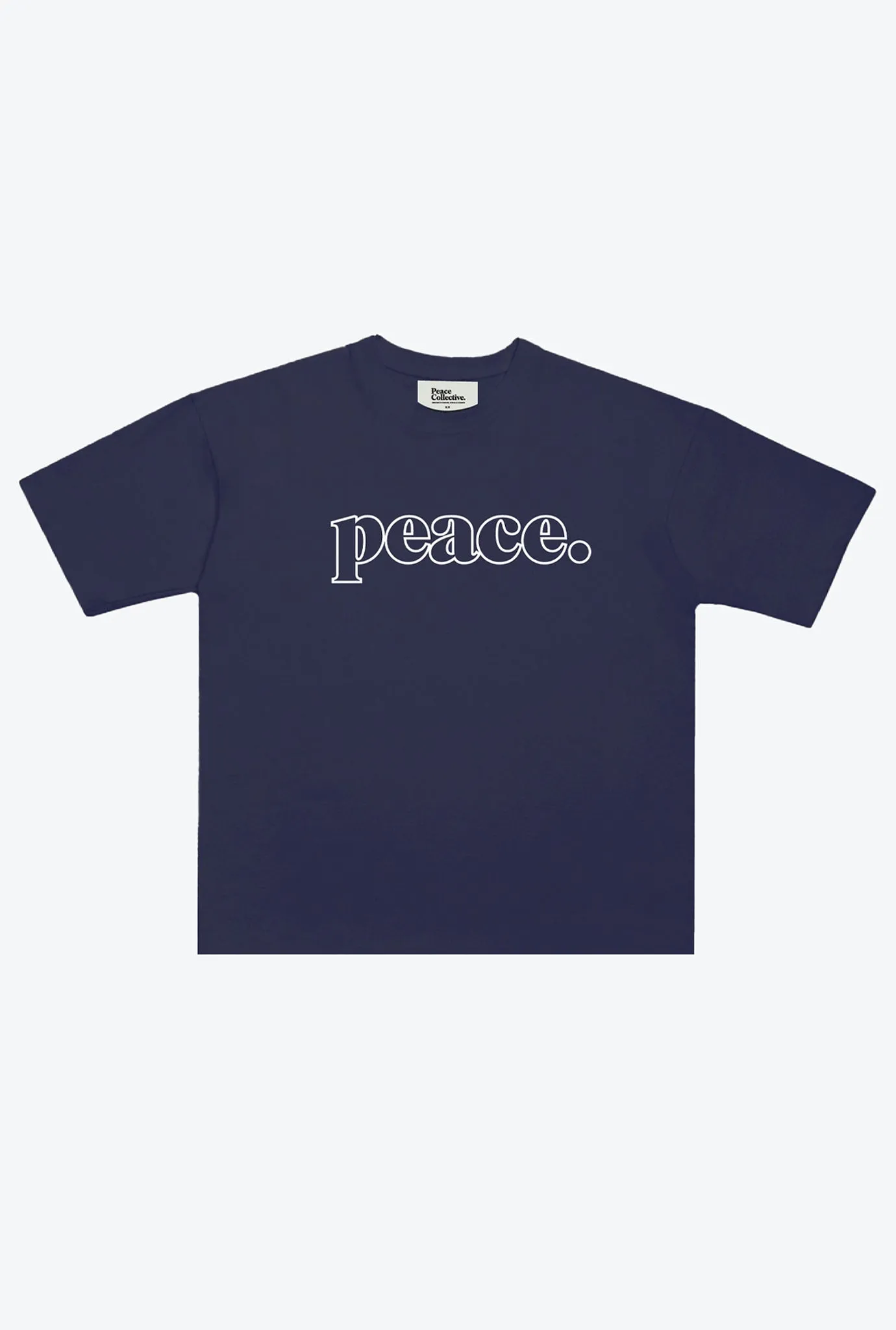 Peace Basics Cropped T-Shirt - Eclipse sold by Peace-Collective