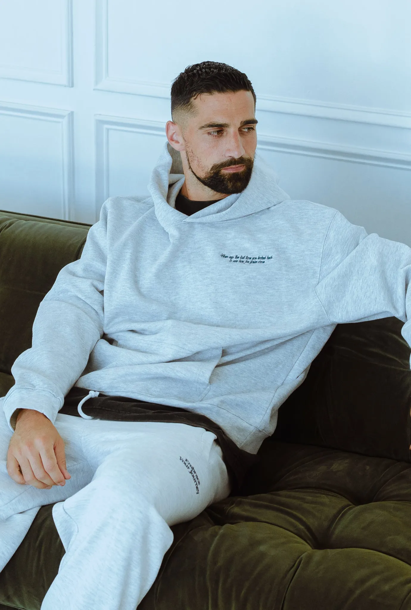 P/C x Sebastian Lletget Heavyweight Hoodie - Ash sold by Peace-Collective product image thumbnail 4