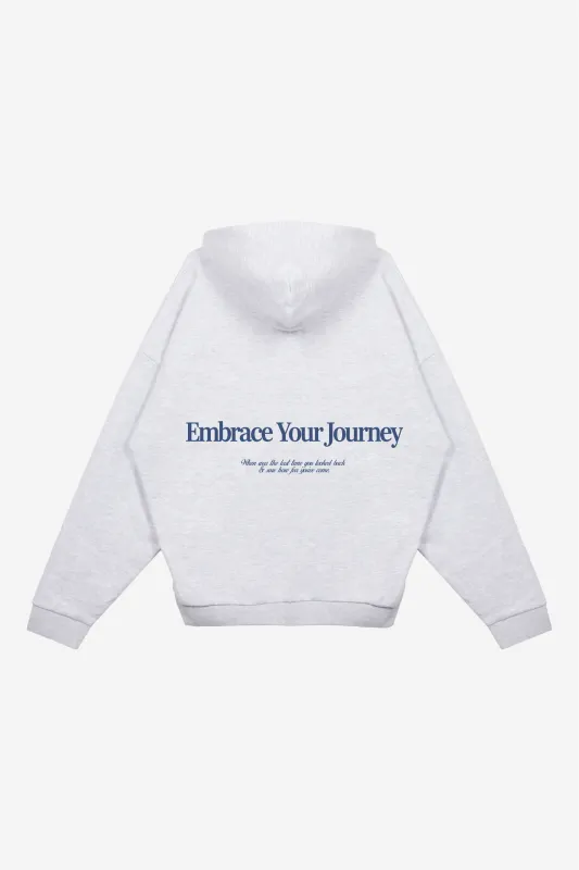 P/C x Sebastian Lletget Heavyweight Hoodie - Ash sold by Peace-Collective