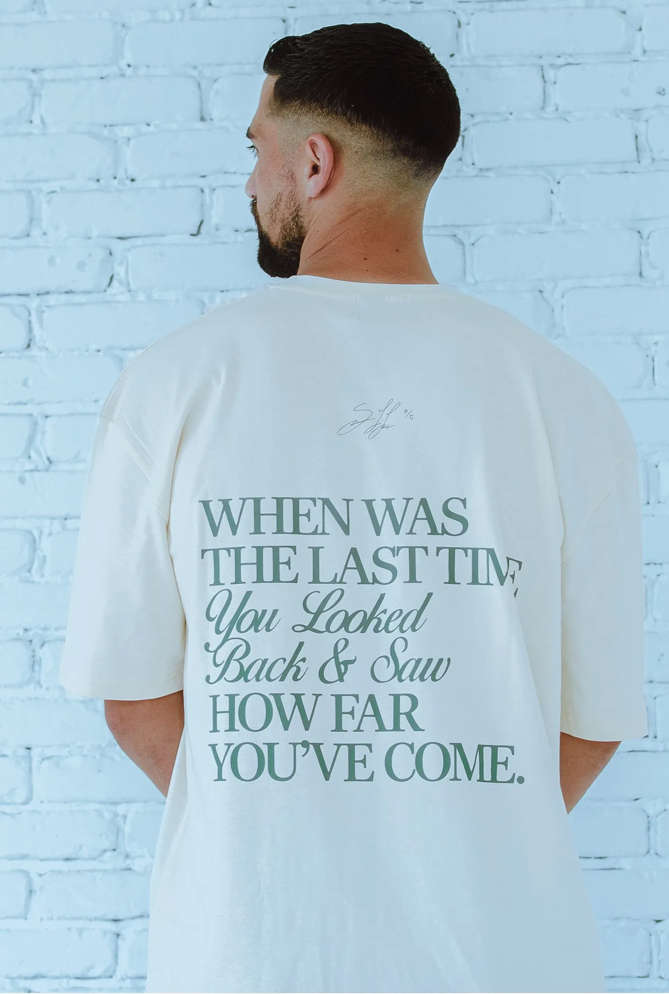 P/C x Sebastian Lletget Heavyweight T-Shirt - Ivory sold by Peace-Collective product image thumbnail 5