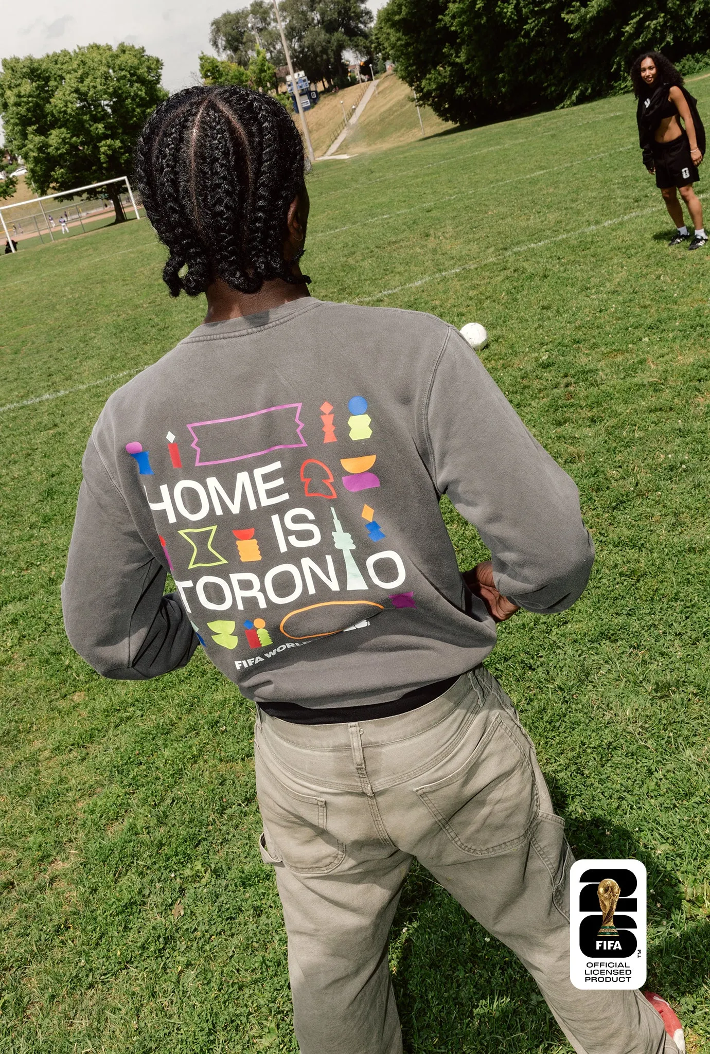 FIFA World Cup 26 Toronto Pigment Dye Crewneck - Black sold by Peace-Collective product image thumbnail 4