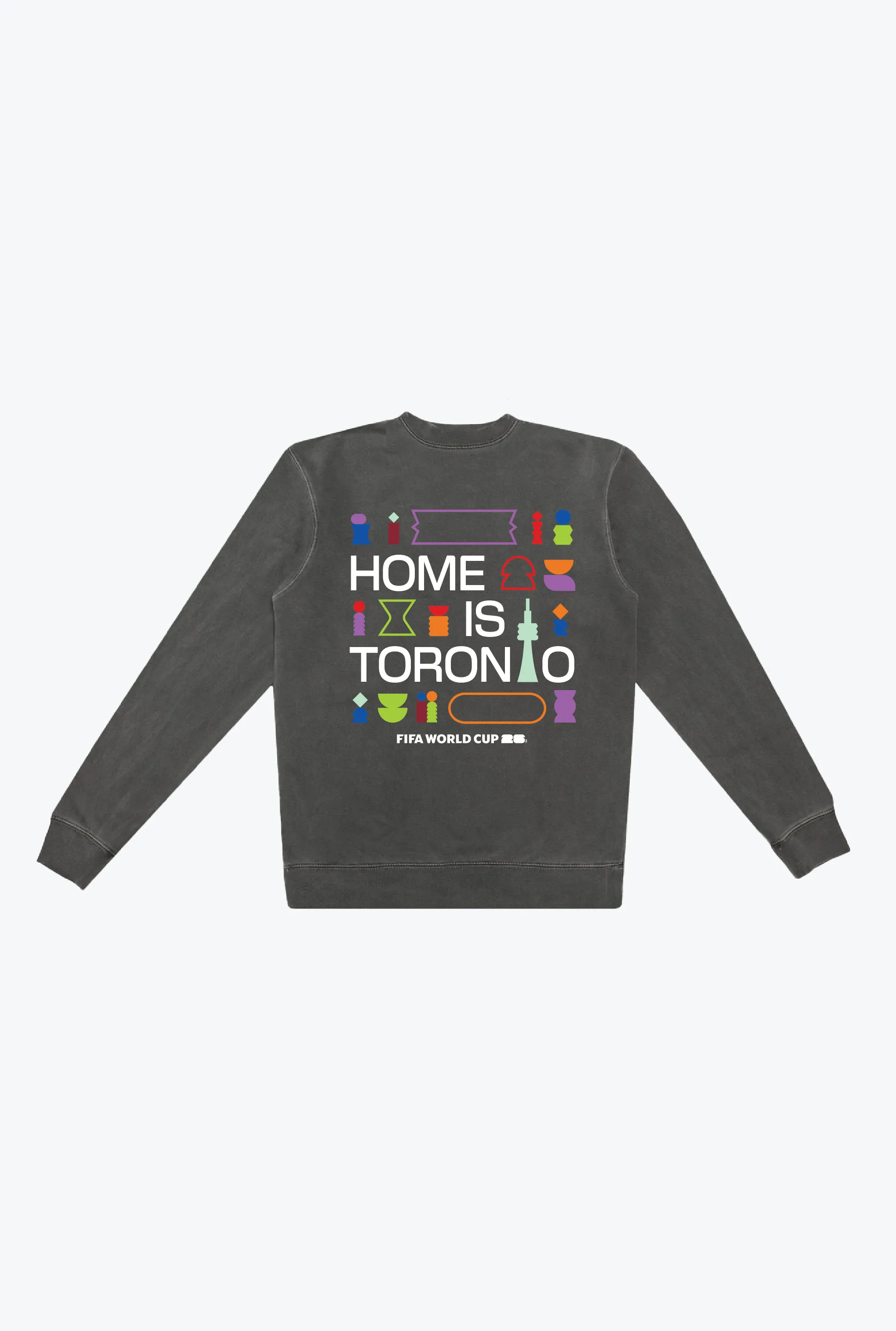 FIFA World Cup 26 Toronto Pigment Dye Crewneck - Black sold by Peace-Collective