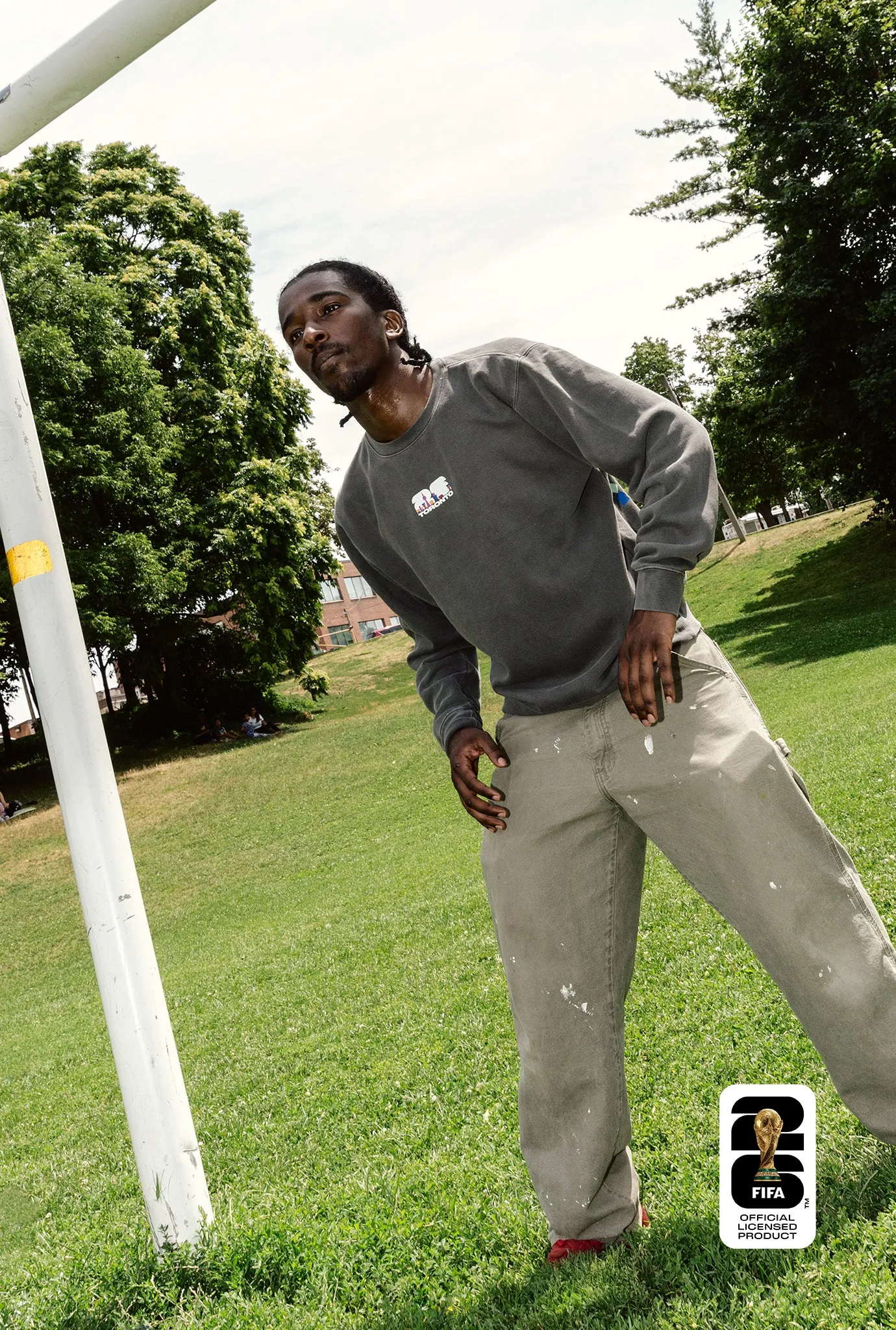 FIFA World Cup 26 Toronto Pigment Dye Crewneck - Black sold by Peace-Collective product image thumbnail 3