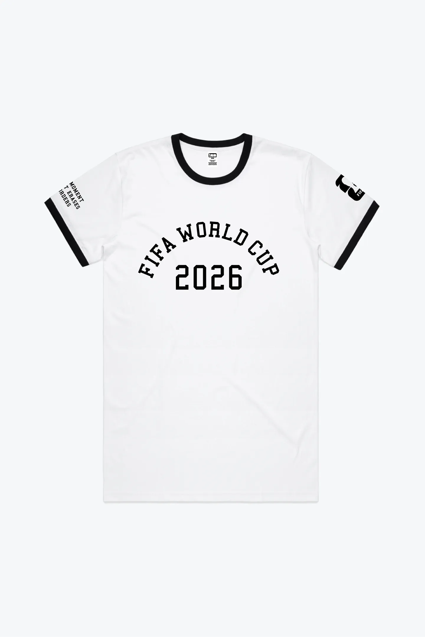 FIFA World Cup 2026™ Ringer T-Shirt - Black / White sold by Peace-Collective
