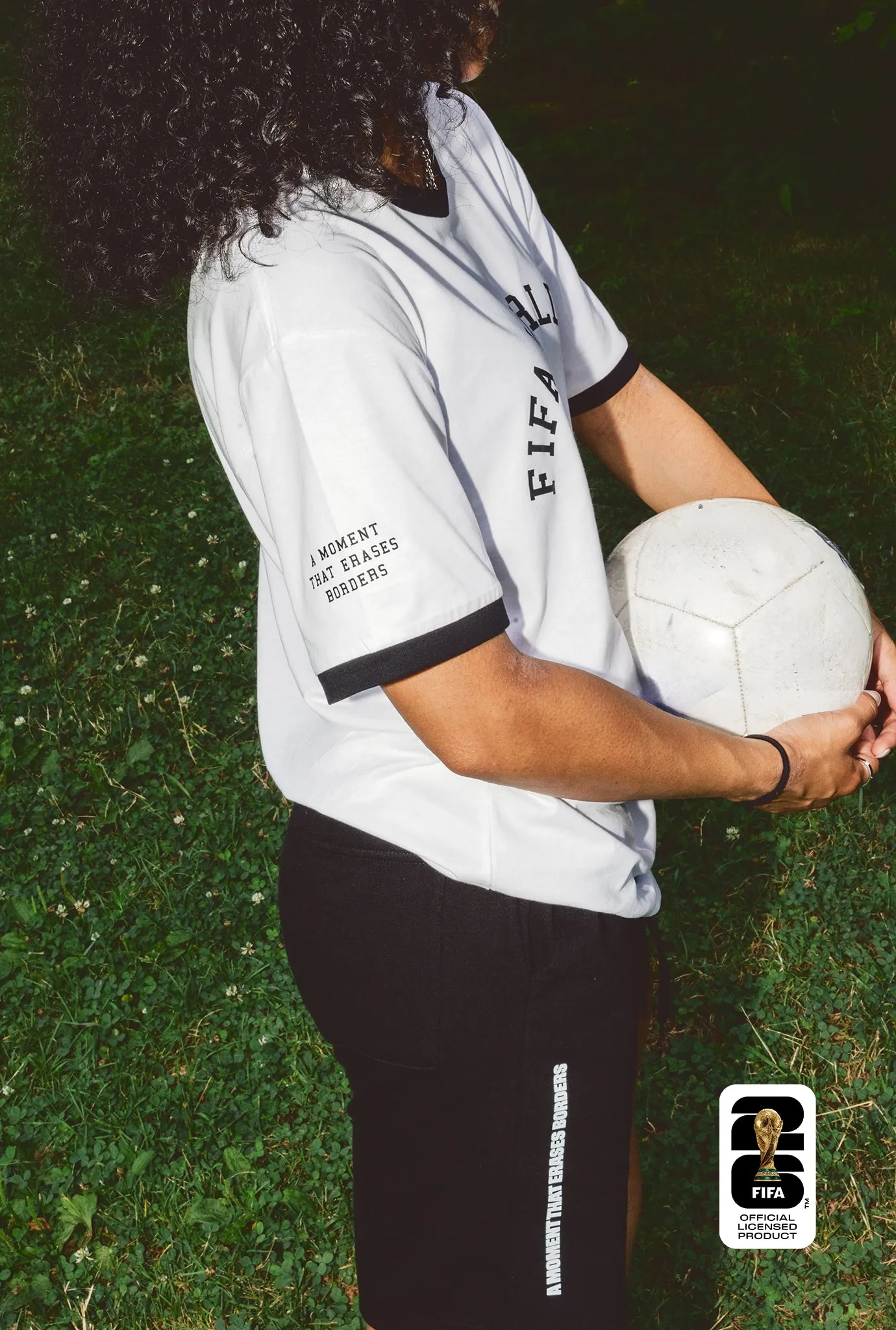 FIFA World Cup 2026™ Ringer T-Shirt - Black / White sold by Peace-Collective product image thumbnail 3
