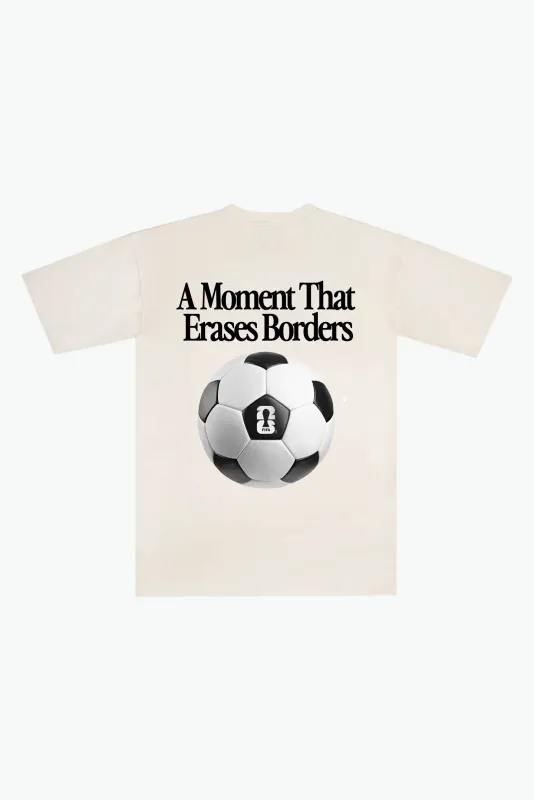 FIFA World Cup 26 Football is Life Heavyweight T-Shirt - Ivory sold by Peace-Collective
