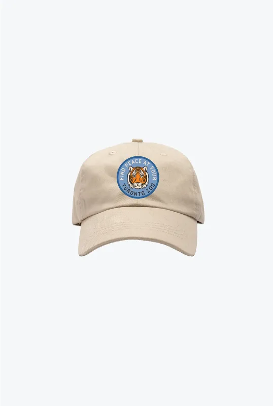 Toronto Zoo Tiger Dad Cap - Ivory sold by Peace-Collective