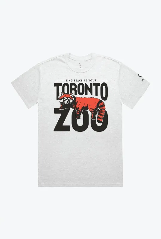 Toronto Zoo Red Panda T-Shirt - Ash sold by Peace-Collective