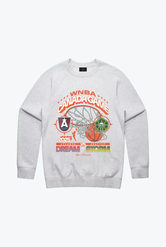 WNBA Canada Game Day Crewneck - Ash sold by Peace-Collective