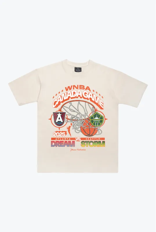 WNBA Canada Game Day Heavyweight T-Shirt - Ivory sold by Peace-Collective