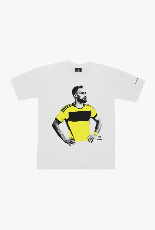 Hany Mukhtar Heavyweight T-Shirt - White sold by Peace-Collective