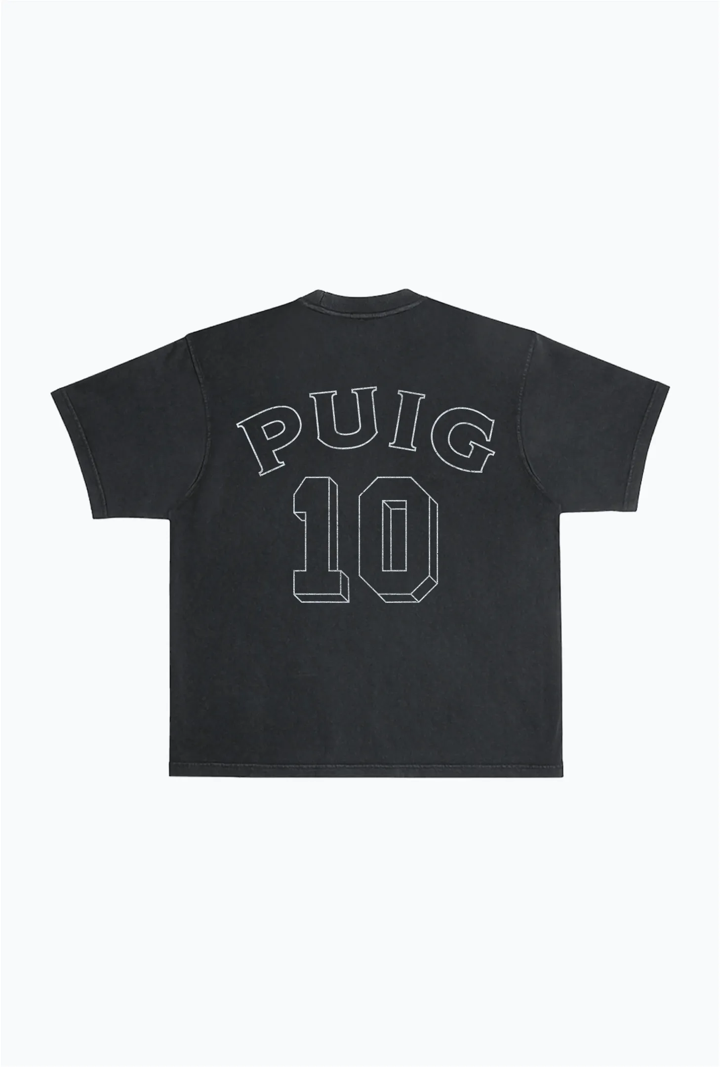 Riqui Puig Vintage Heavyweight Garment Dyed T-Shirt - Black sold by Peace-Collective product image thumbnail 2