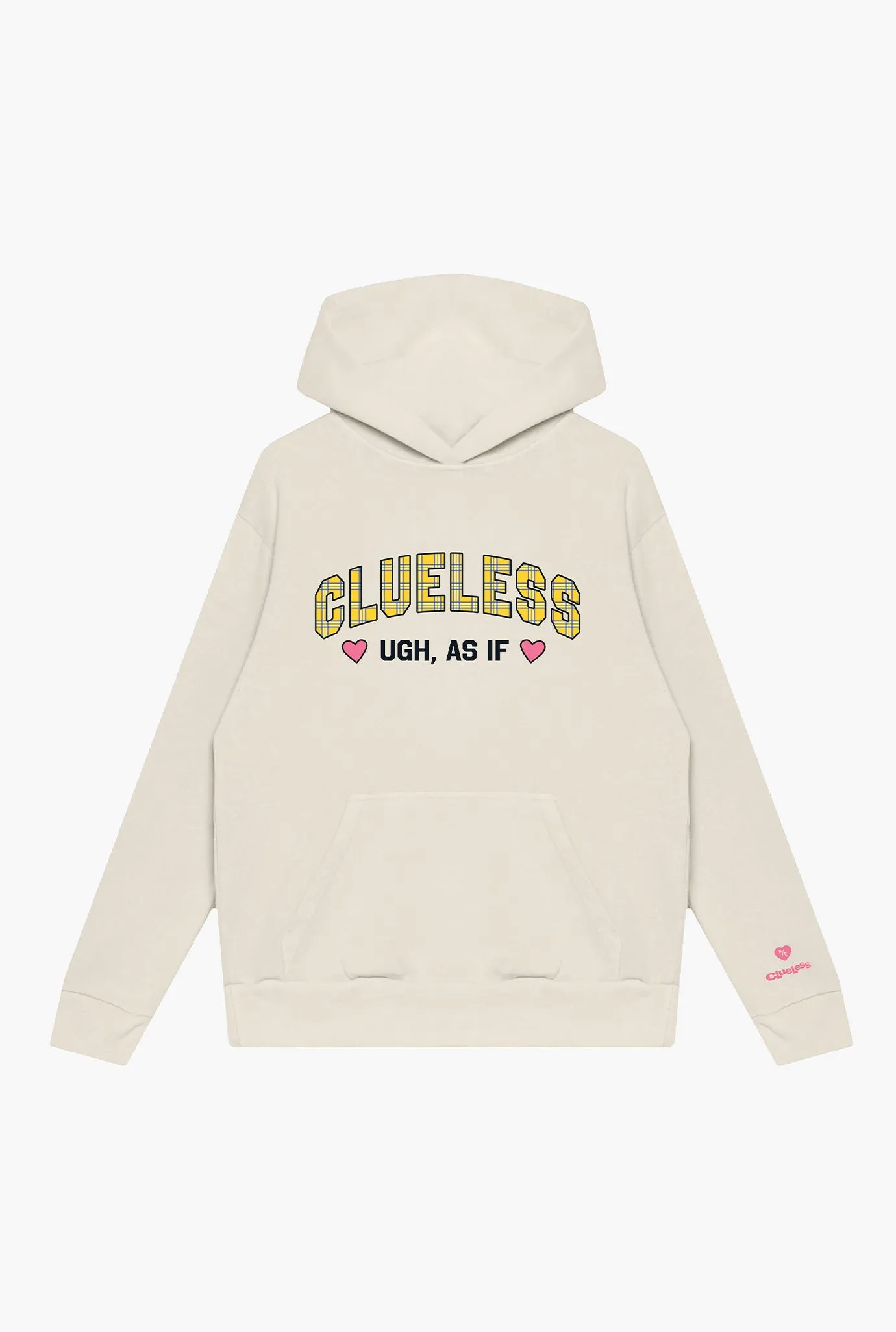 P/C x Clueless "Ugh As If" Heavyweight Hoodie - Ivory sold by Peace-Collective