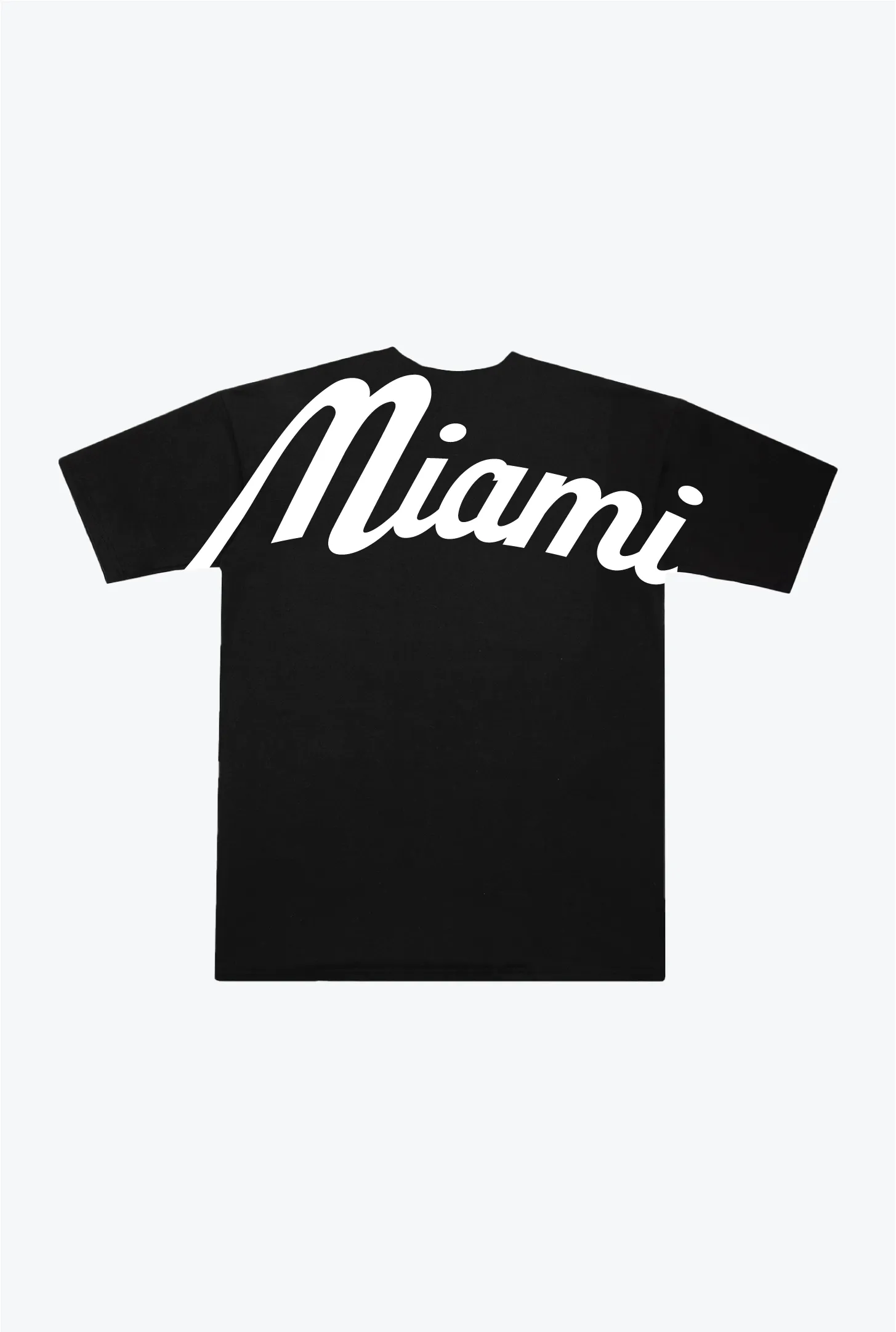 Miami Dolphins Script Heavyweight T-Shirt - Black sold by Peace-Collective