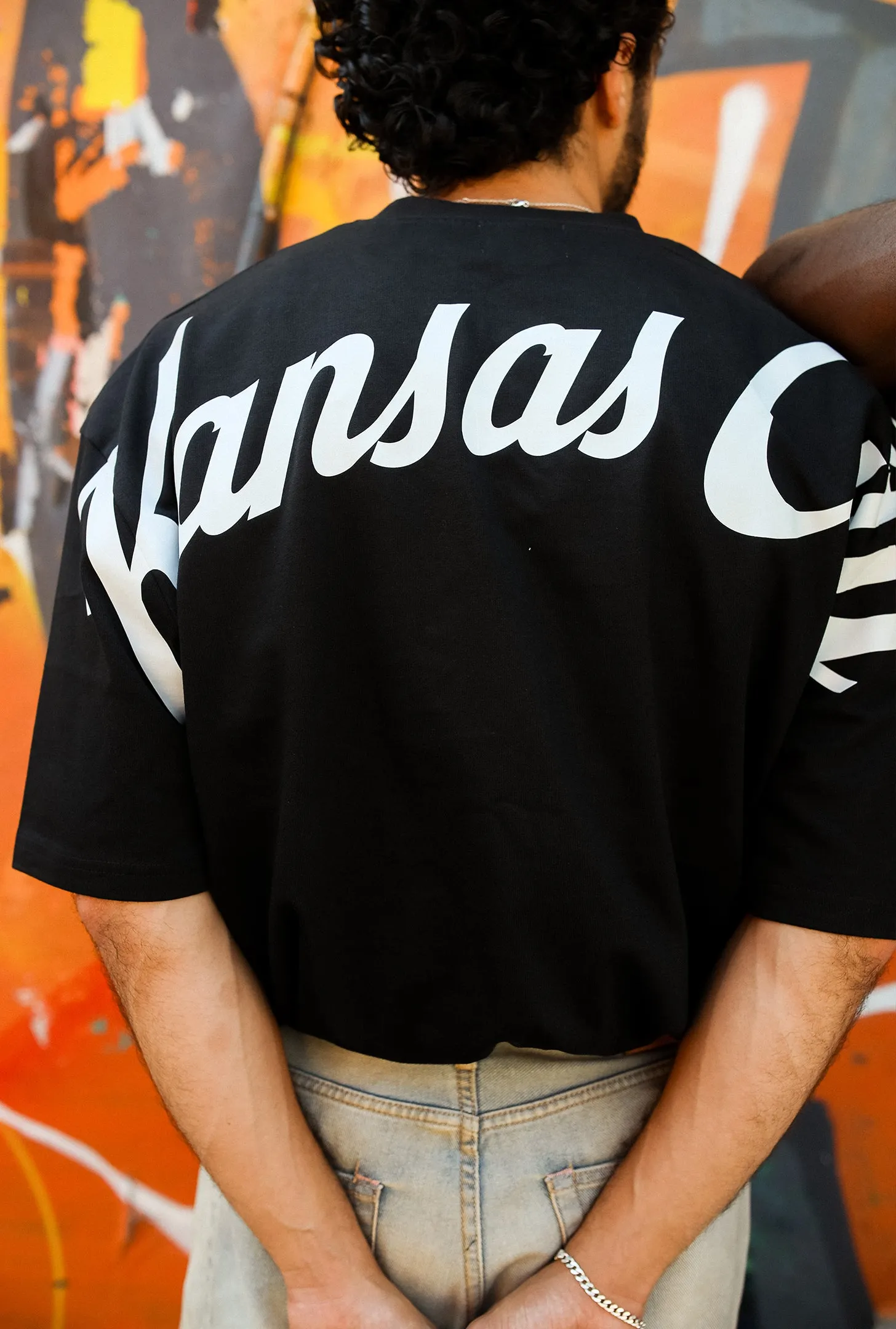 Kansas City Chiefs Script Heavyweight T-Shirt - Black sold by Peace-Collective product image thumbnail 3