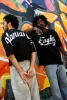 Kansas City Chiefs Script Heavyweight T-Shirt - Black sold by Peace-Collective