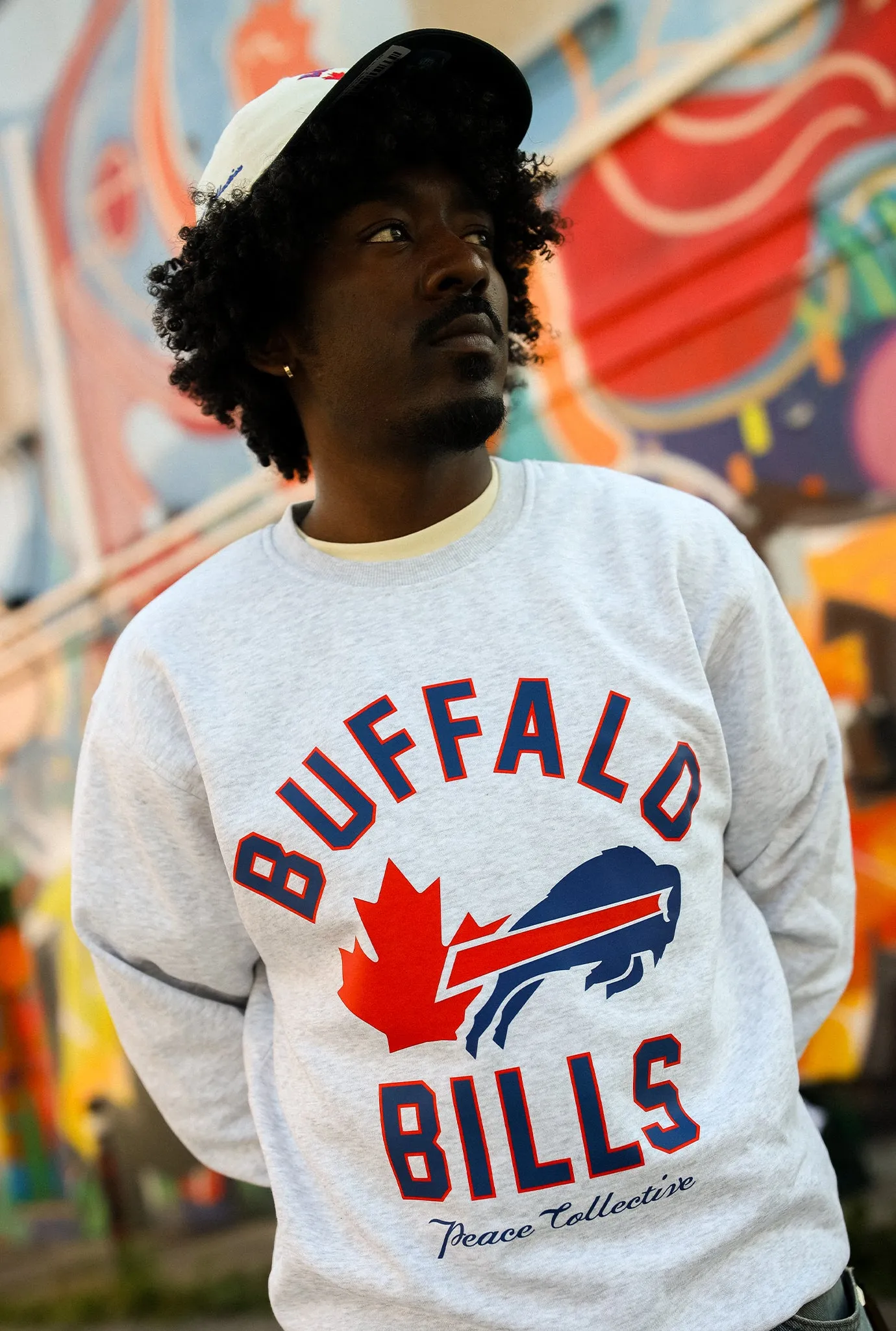 Buffalo Bills Canada Crewneck - Ash sold by Peace-Collective product image thumbnail 2