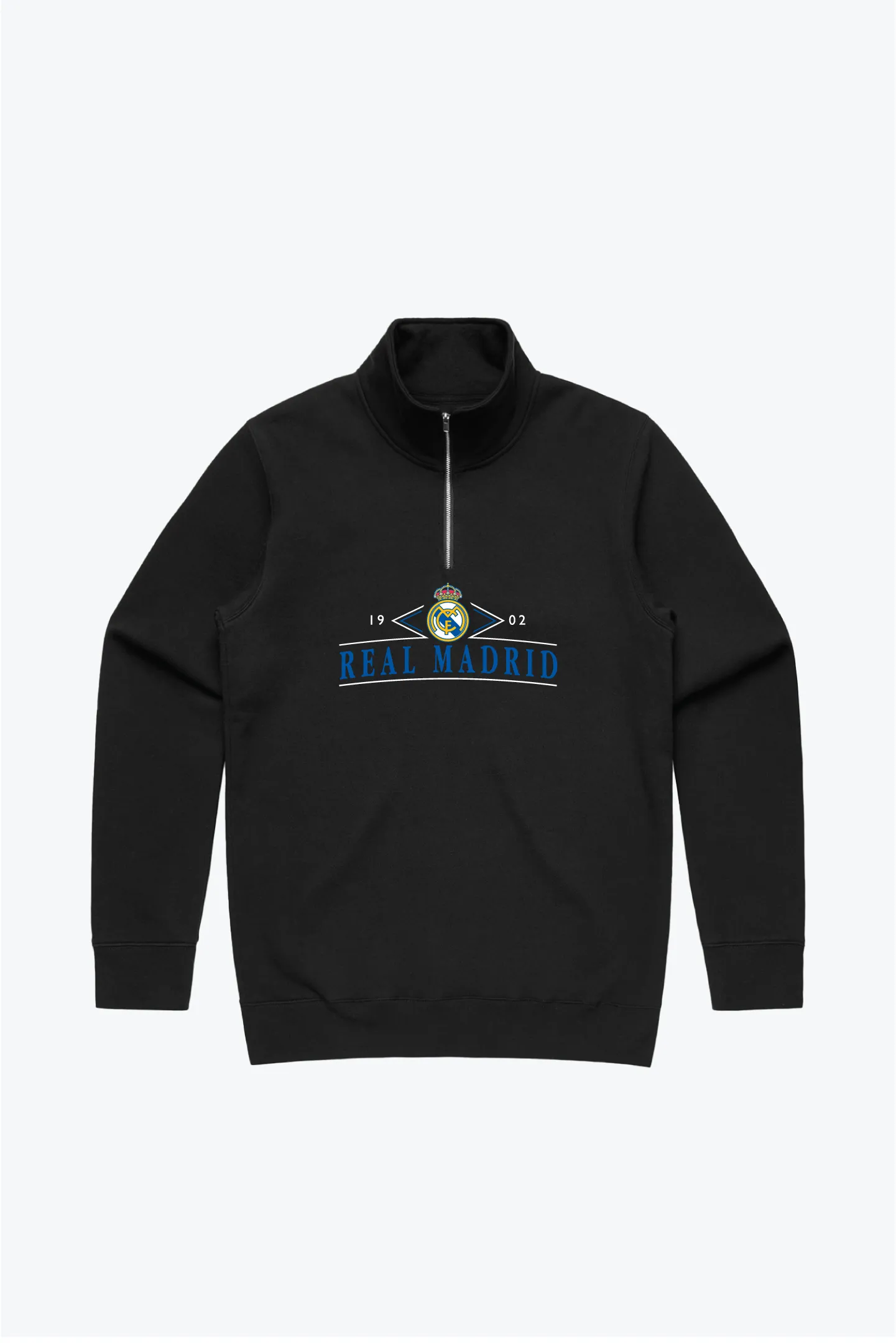 Real Madrid Quarter Zip - Black sold by Peace-Collective