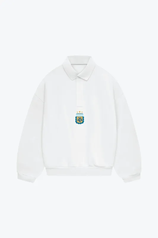 AFA Oversized Rugby - White sold by Peace-Collective