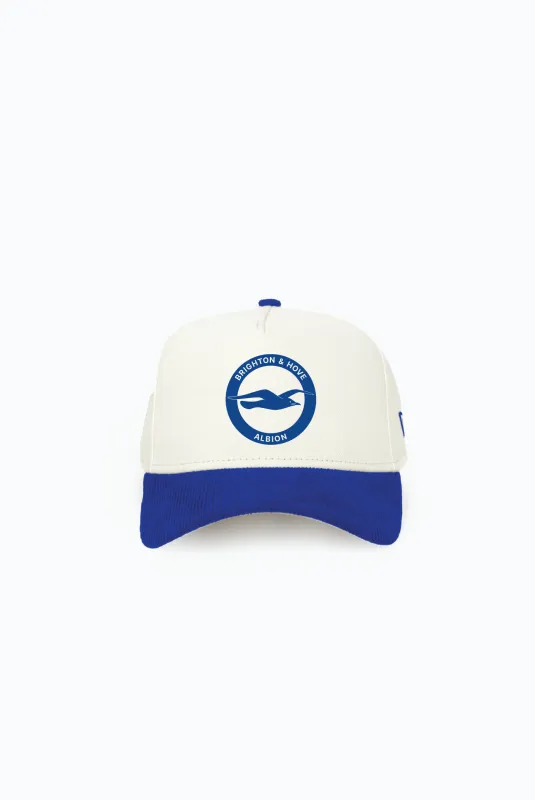 Brighton & Hove Albion F.C A-Frame Cap - Royal / Ivory sold by Peace-Collective