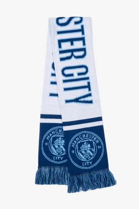 Manchester City Scarf - Navy / White sold by Peace-Collective