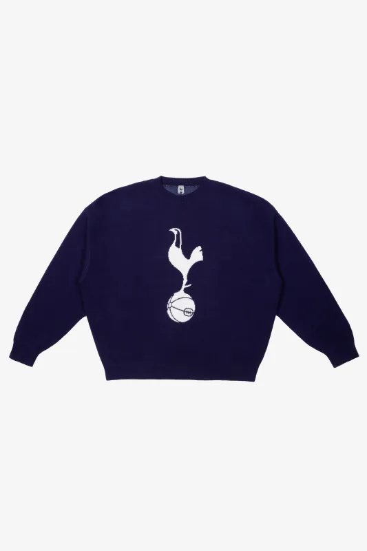 Tottenham Hotspur F.C Knit Sweater - Navy sold by Peace-Collective