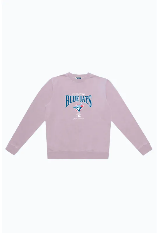 Toronto Blue Jays Vintage Embroidered Crewneck - Silver Pink sold by Peace-Collective