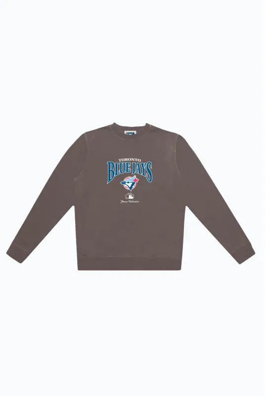 Toronto Blue Jays Vintage Embroidered Crewneck - Espresso sold by Peace-Collective