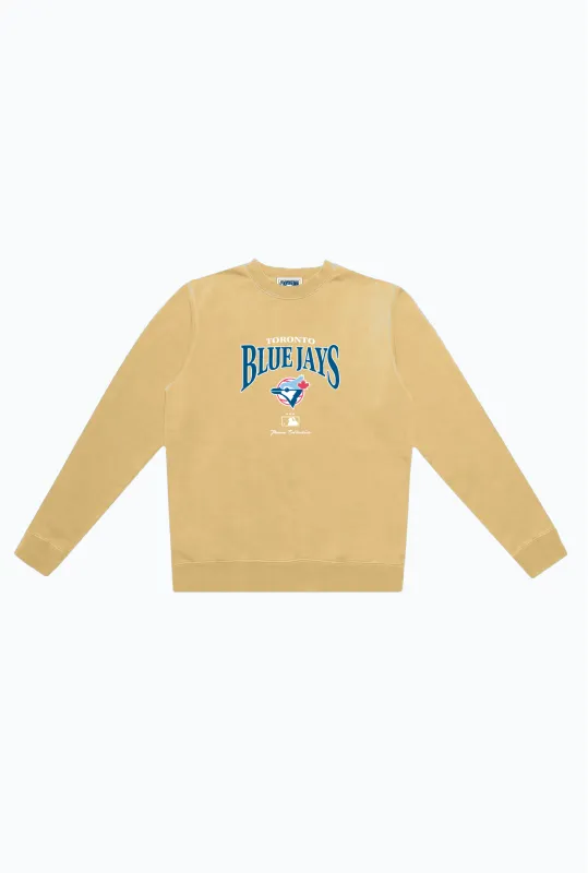 Toronto Blue Jays Vintage Embroidered Crewneck - Honey sold by Peace-Collective