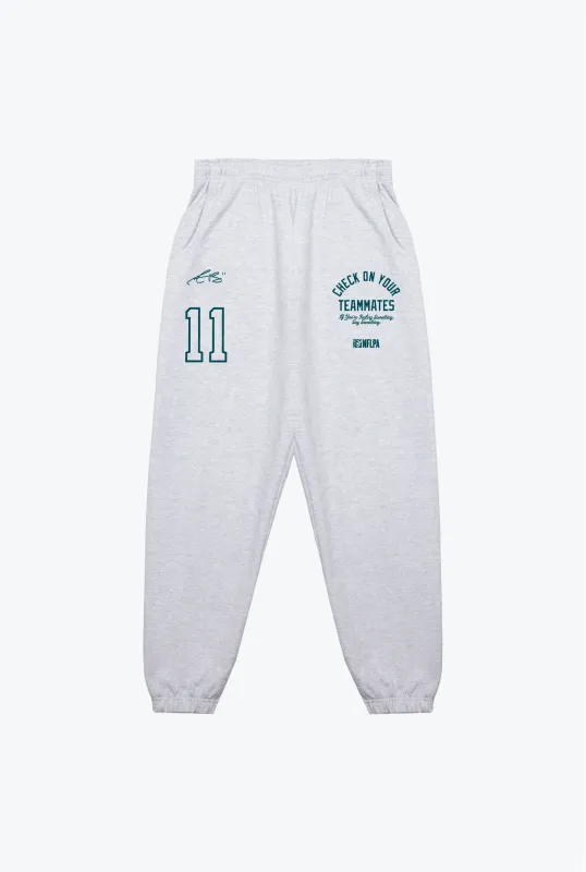 P/C x AJ Brown SuperHeavy™️ Jogger - Ash sold by Peace-Collective