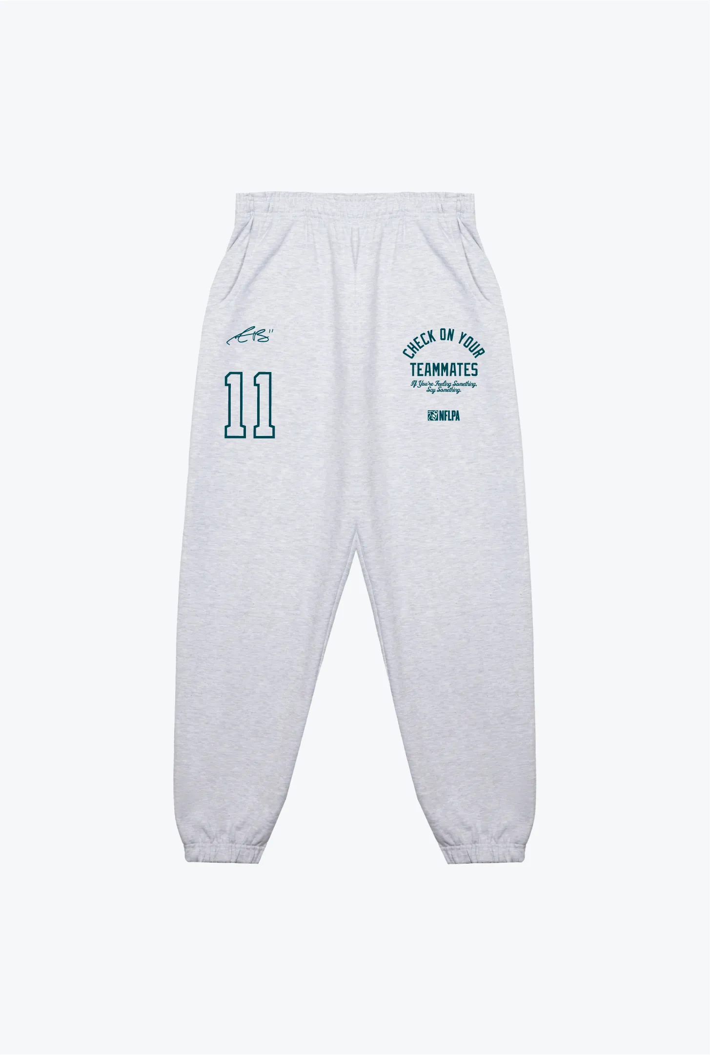 P/C x AJ Brown SuperHeavy™️ Jogger - Ash sold by Peace-Collective