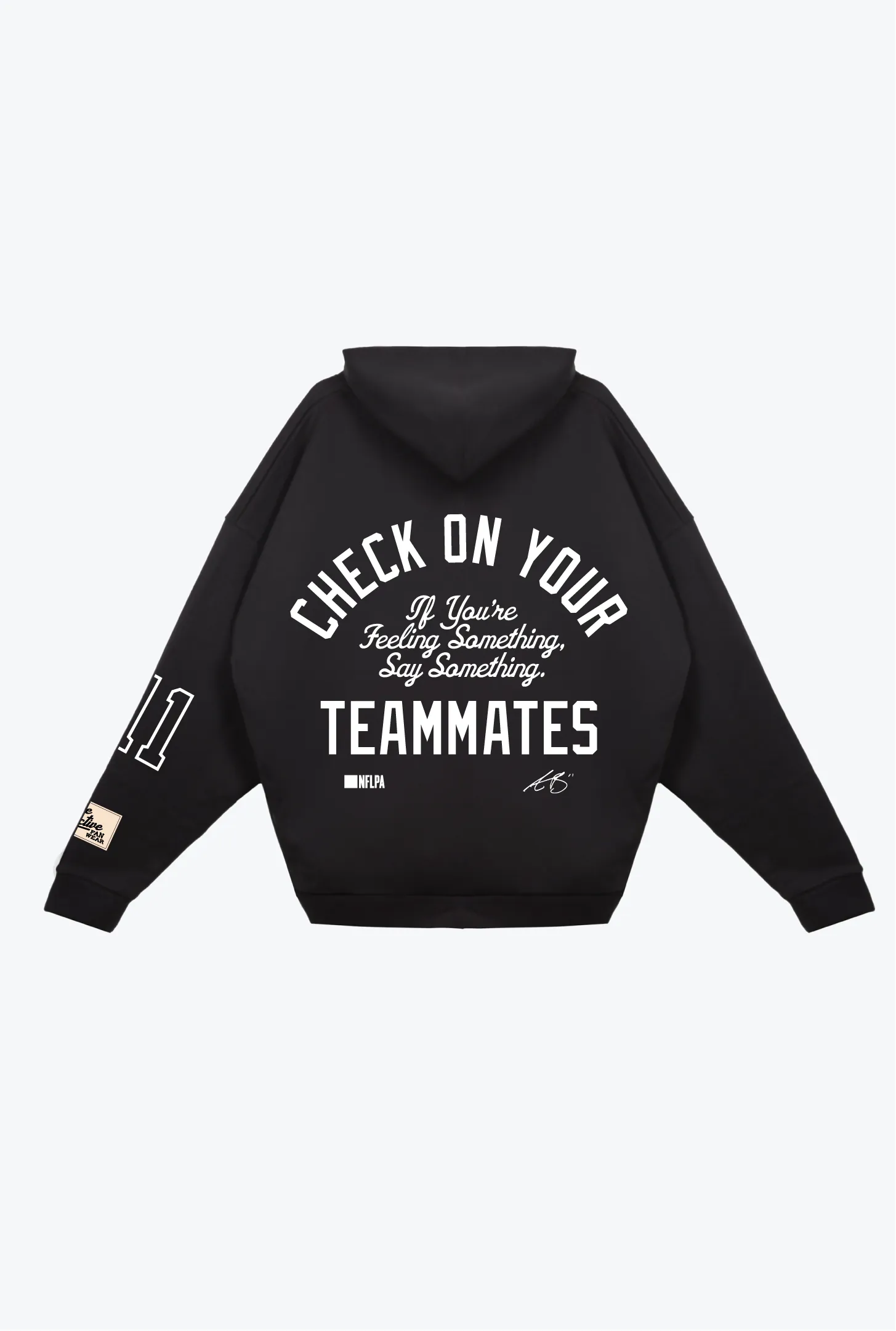 P/C x AJ Brown SuperHeavy™️ Hoodie - Black sold by Peace-Collective