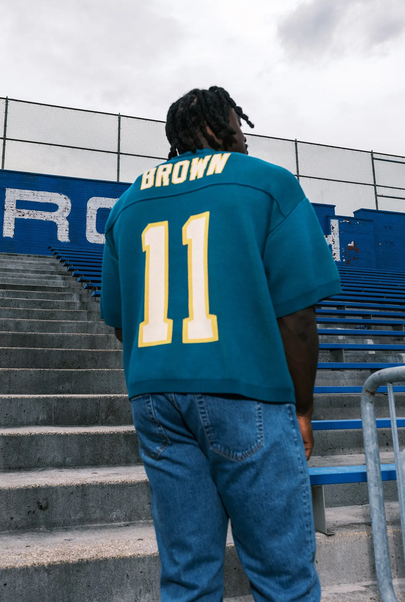 P/C x AJ Brown Knit Sweater - Green sold by Peace-Collective product image thumbnail 4