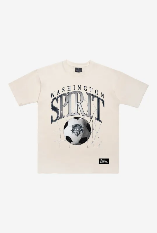 Washington Spirit Heavyweight T-Shirt - Ivory sold by Peace-Collective