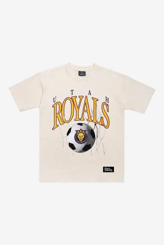 Utah Royals Heavyweight T-Shirt - Ivory sold by Peace-Collective