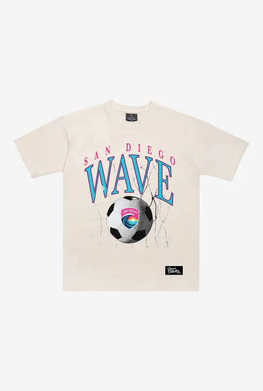 San Diego Wave FC Heavyweight T-Shirt - Ivory sold by Peace-Collective