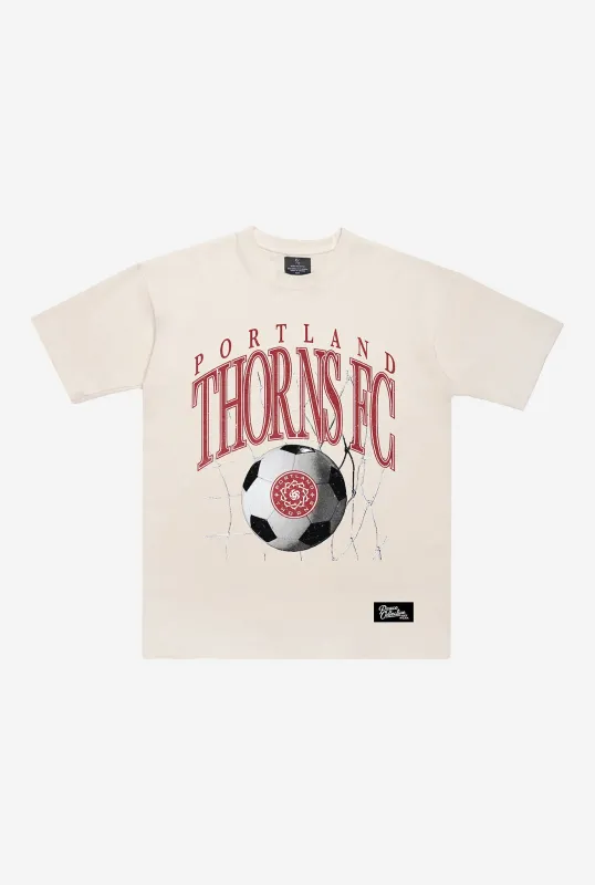 Portland Thorns FC Heavyweight T-Shirt - Ivory sold by Peace-Collective