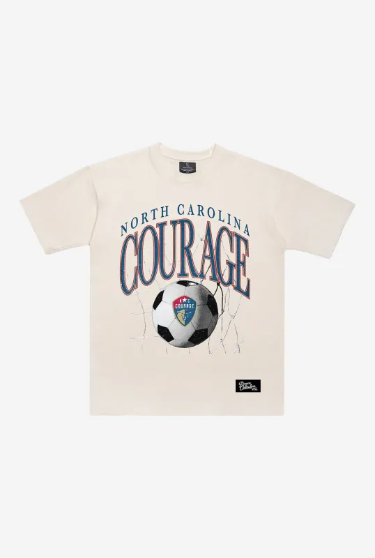 North Carolina Courage Heavyweight T-Shirt - Ivory sold by Peace-Collective