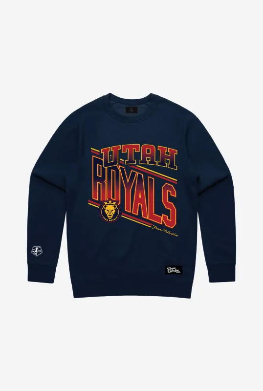 Utah Royals Vintage Crewneck - Navy sold by Peace-Collective