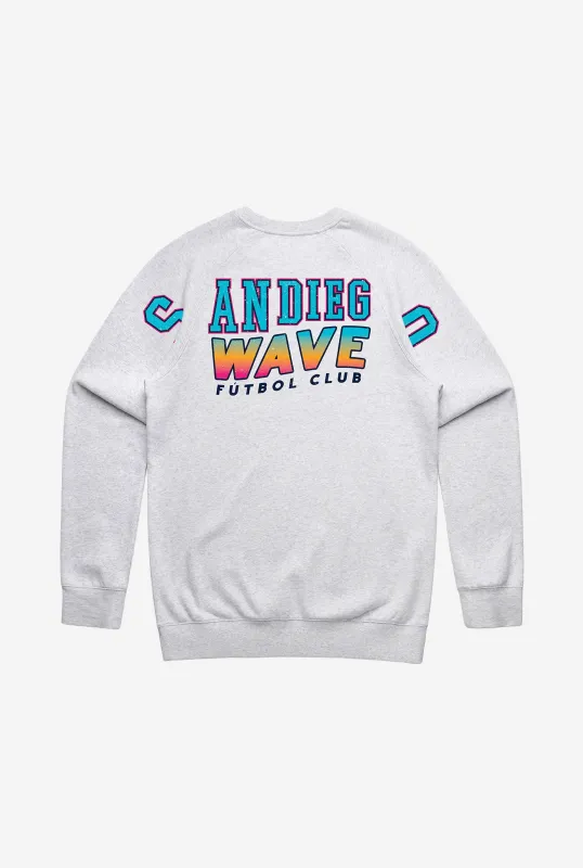 San Diego Wave FC Spirit Crewneck - Ash sold by Peace-Collective